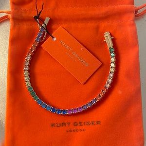 Kurt Geiger Rainbow crystal bracelet